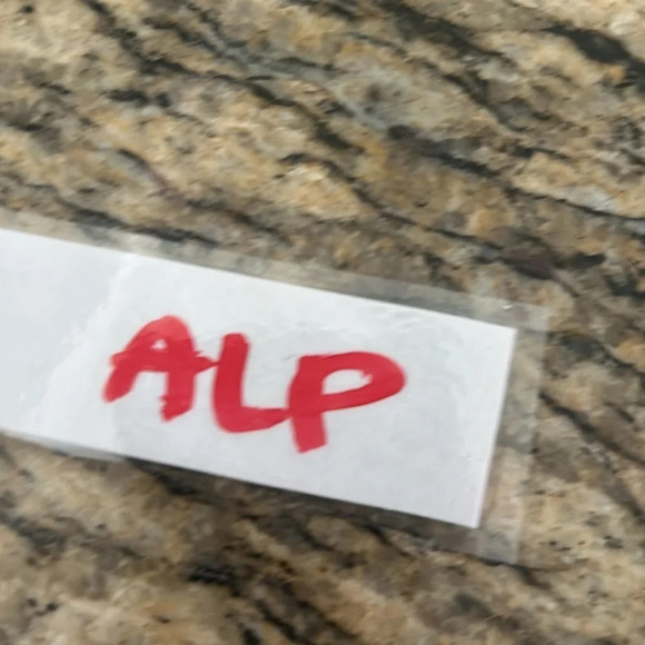 Colorblock Distressed R Label Sweater - Picture 3 of 4